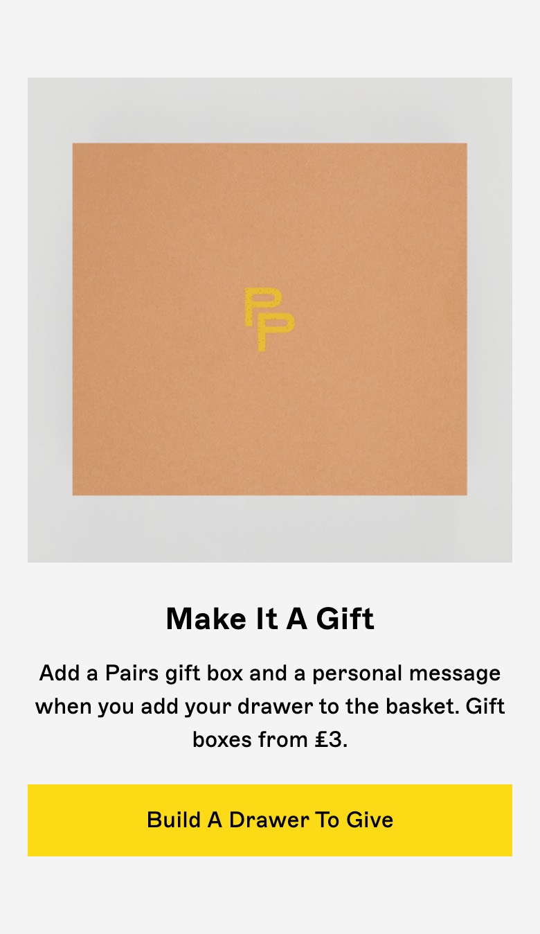 Mockup gift section with a closed kraft box